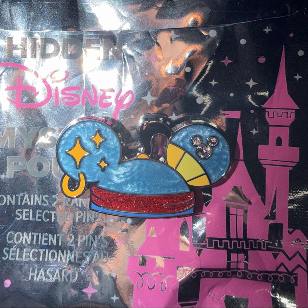 New 2025 Disneyland Hidden Mickey Disney Wave B Aladdin Genie Super Chaser Pin